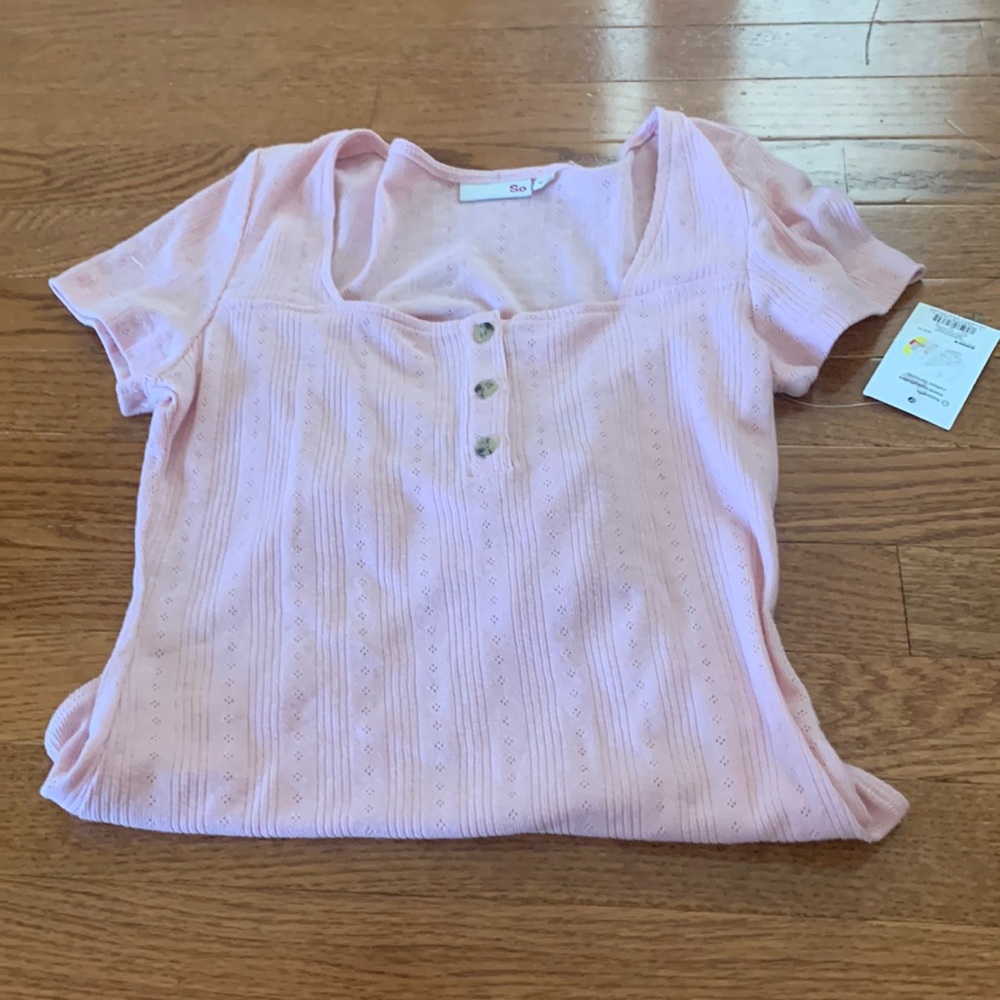 SO pink bodysuit size M